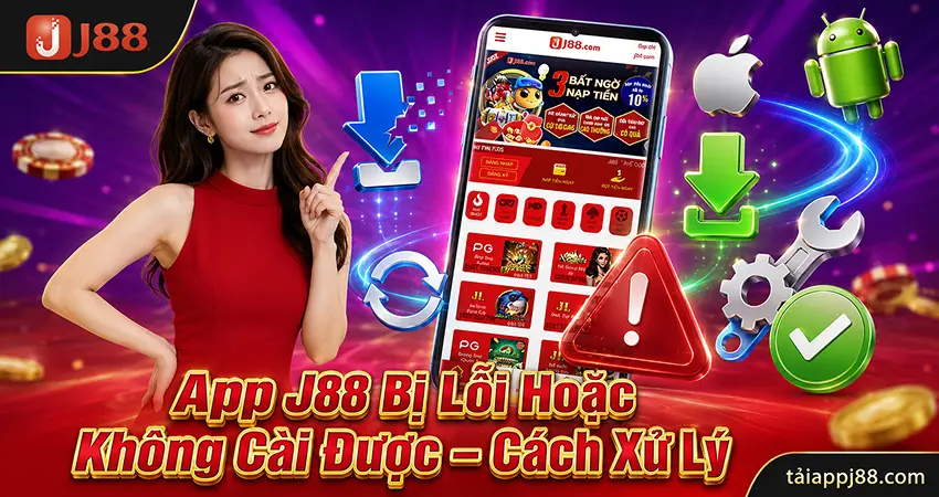 App J88 Bị Lỗi Hoặc Không Cài Được - Cách Xử Lý