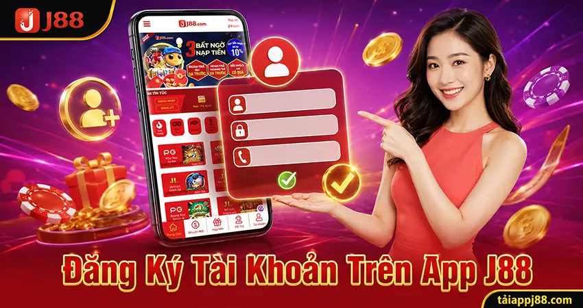 Đăng Ký Tài Khoản Trên App J88
